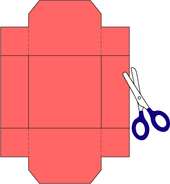 Cut out box on outline