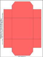 Pattern for 4" square interlocking box