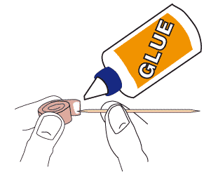Glue coil