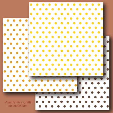 Ice Cream Syrup Dots digital papers