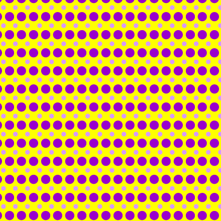 Wild Purple and Lavendar Dots on Yellow digital paper sample image