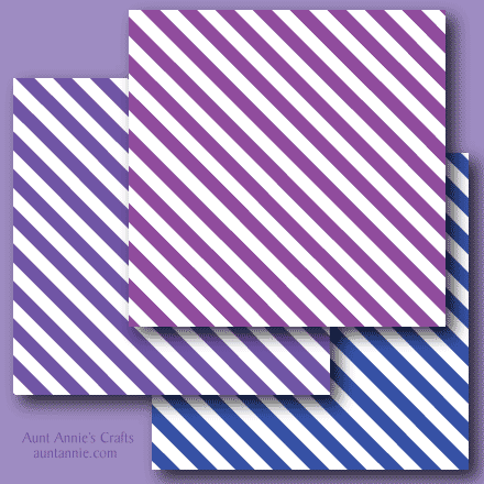 Cool Color Simple Stripes digital papers