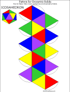 Printable pattern for icosahedron
