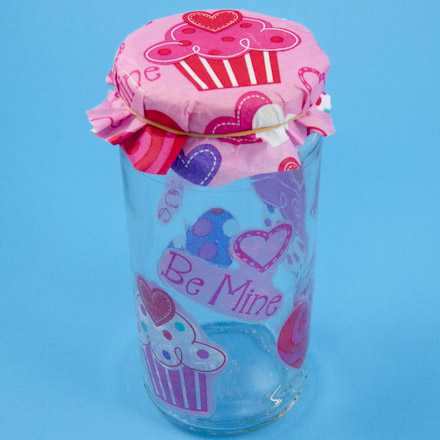 Candy jar with lid cover