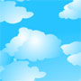 ePaper: Clouds in a blue sky