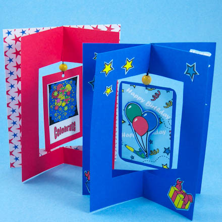 Examples of dangler greeting cards