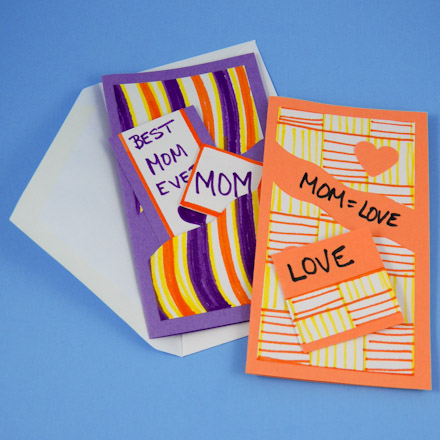 Kids' Pocket Mothers Day Cards - envelope