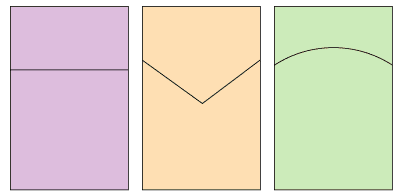 four patch cut rectangles