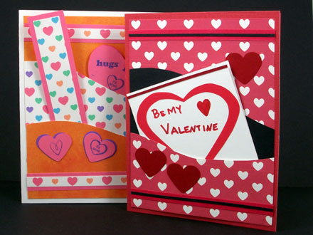 Sweetheart cards with pockets