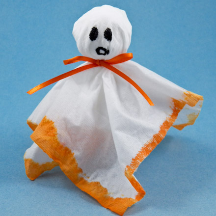 Tissue ghost made with facial tissue
