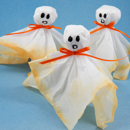 Examples of dyed-edge Tissue Ghosts