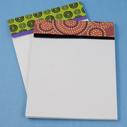 Recycled paper notepads